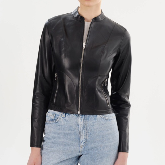 Lamarque Leather Jackett - Picture 3 of 5